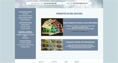 Desktop Screenshot of biztonsagimatrica.hu
